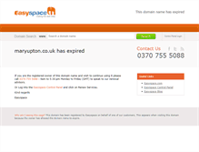 Tablet Screenshot of maryupton.co.uk
